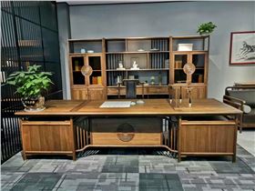 新中式实木办公桌