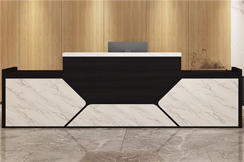 办公前台公司美容院接待台吧台柜简约长方形服装店收银柜台