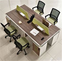 简约现代办公家具员工桌职员两人位四人位双人屏风电脑桌