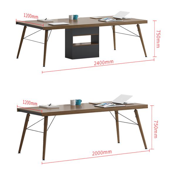 长方形会议桌会议室桌职员开会桌简约现代洽谈桌