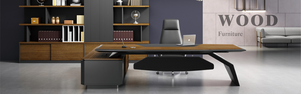 现代简单办公桌