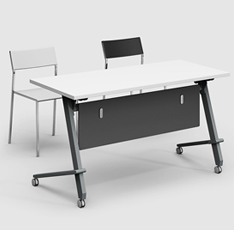 可移动长条办公桌 可折叠时尚培训桌 接待台TY-PX1406