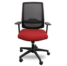 简约透气电脑椅_减压舒适透气职员椅_办公网布转椅